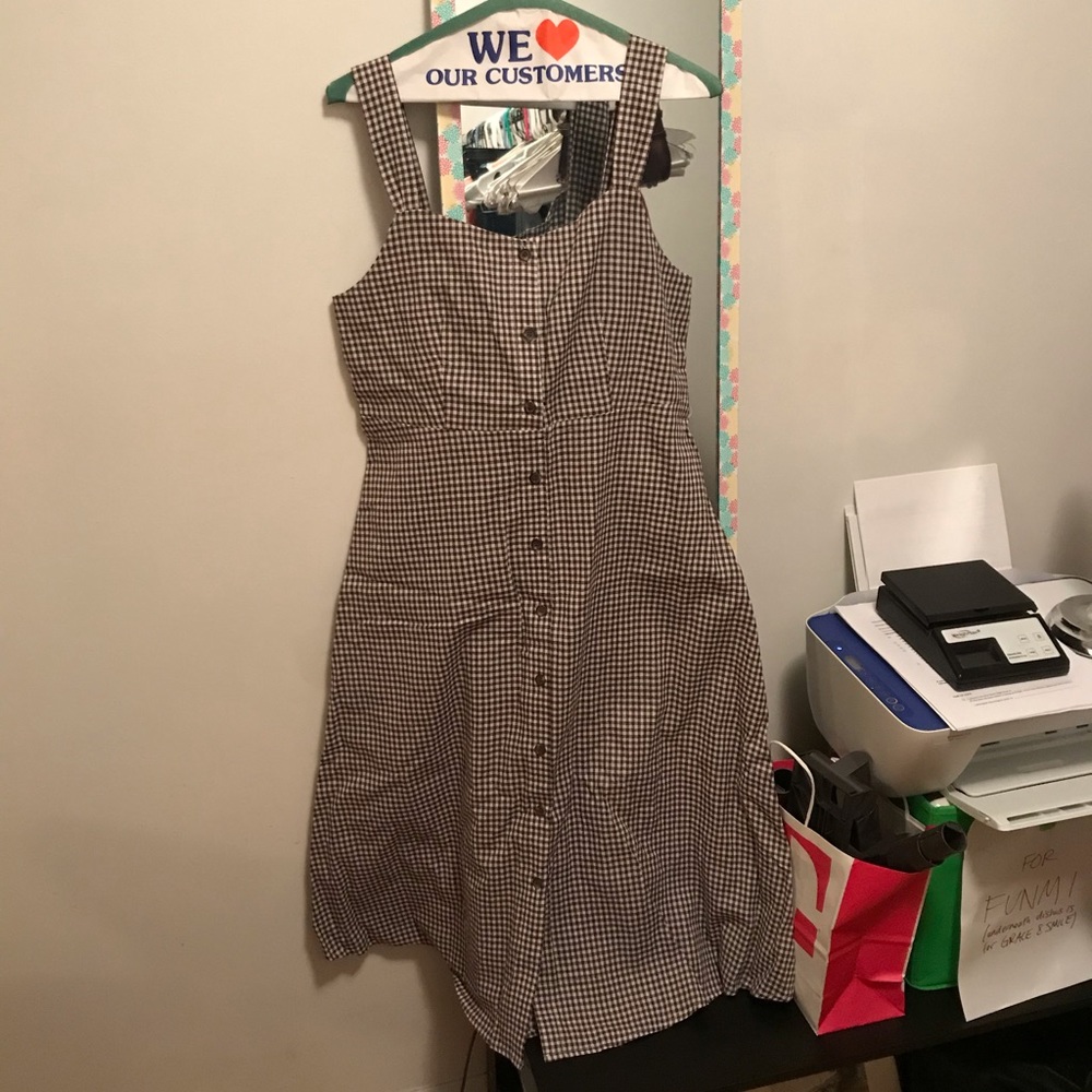 Modern citizen Abigail gingham dress size large